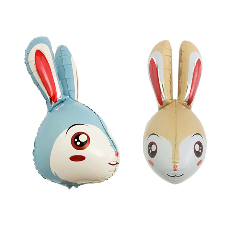 

Easter Decors Bunny Balloons Rabbit Foil Ballon Easter Party Toy Kids Gift
