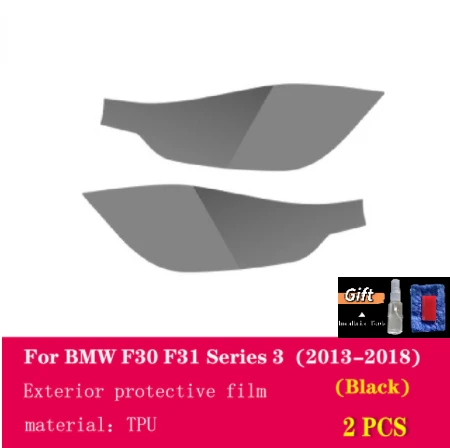 Для BMW F30 F31 Series 3 2013-2018 внешнее автомобильное оформление оформления окна автомобиля с эффектом потертости защитная пленка от царапин