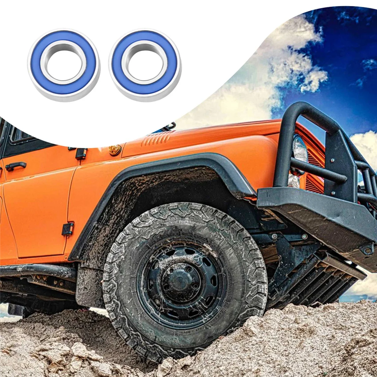 Комплект уплотненных подшипников для Traxxas Slash 4X4 VXL стайлер HQ727 Ремо 1/10 обновленные