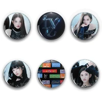 1pcs wholesale kpop ive brooch pin badges new brooch pin badges for clothes backpack decoration yujin fans gifts collection