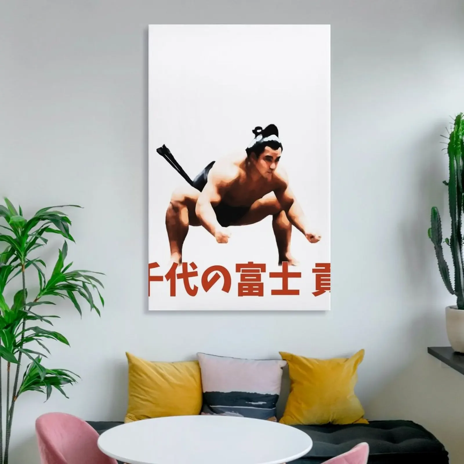 Yokozuna C Moyofuji Mitsugu Волк Холст Картина винтажный домашний декор декоративная картина