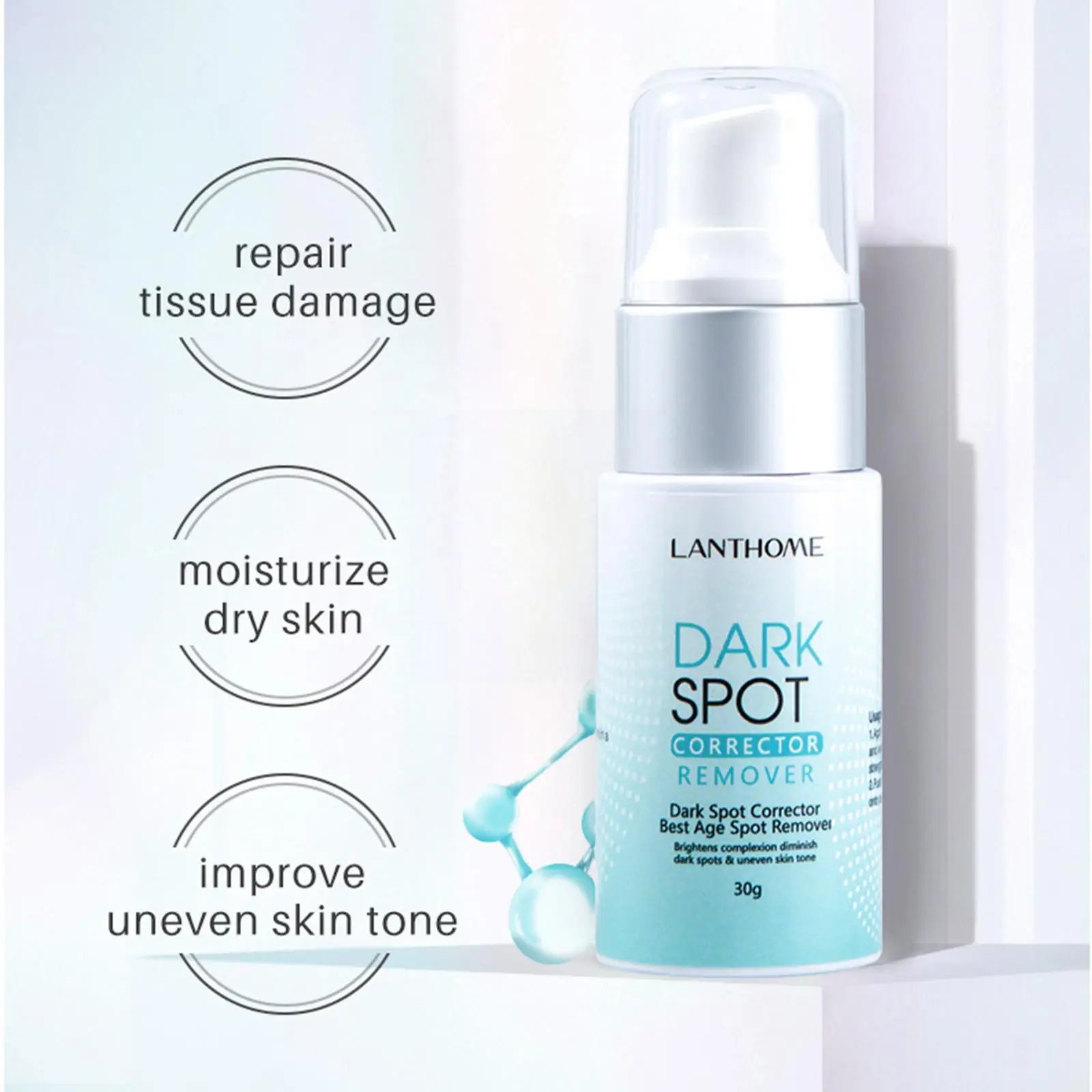 

Lanthome Dark Spot Cream Remover Corrector, Whitening Toxins Skin From Expelling And And Improving Pores Barrier Moisturizi C4e1