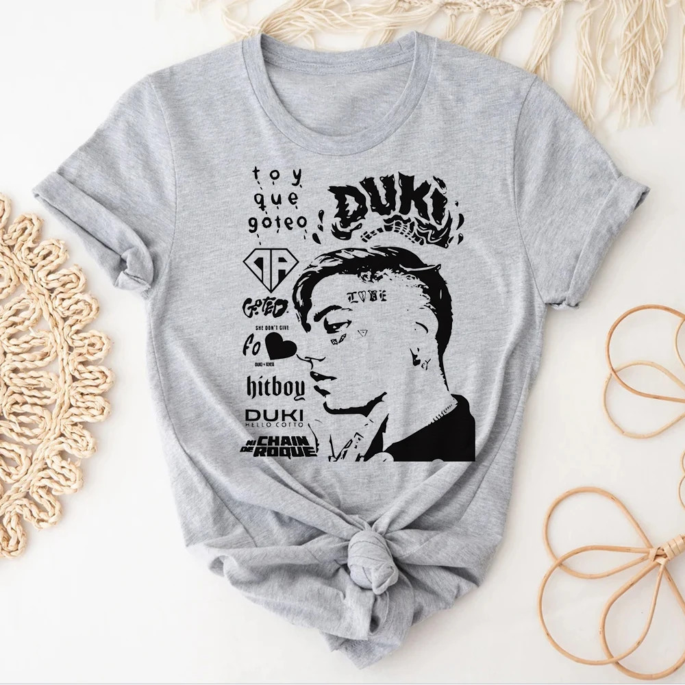Duki женская футболка забавная эластичная с круглым вырезом графическая Одежда