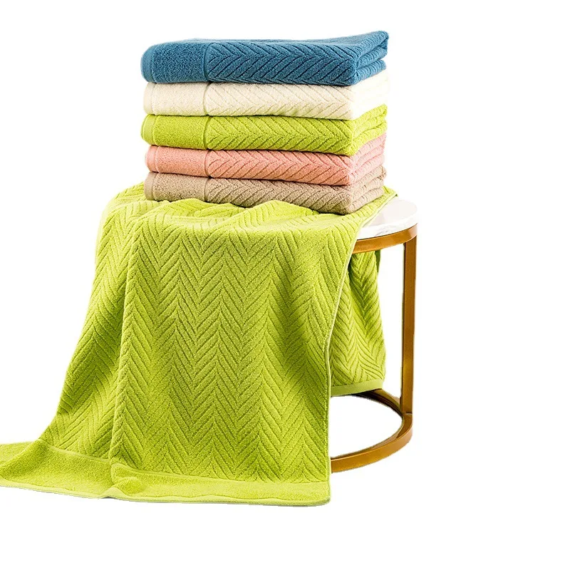 

Adult Bath Towel Cover Towel Gift Household Can Be Embroidered Without Fading and Shedding