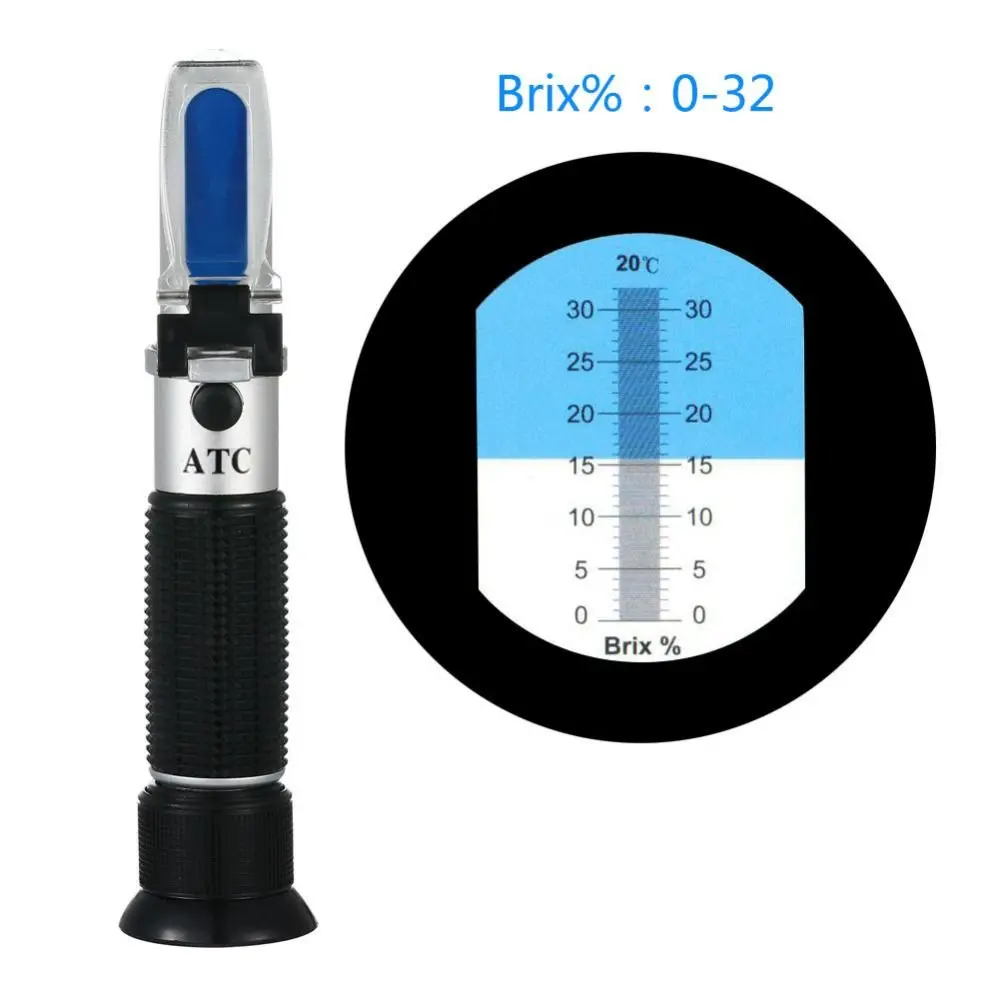 

Car Sugar Test Meter Hand-held Sweetness Meter Refractometer ATC Detector Hydrometer Urea Fluid Tester