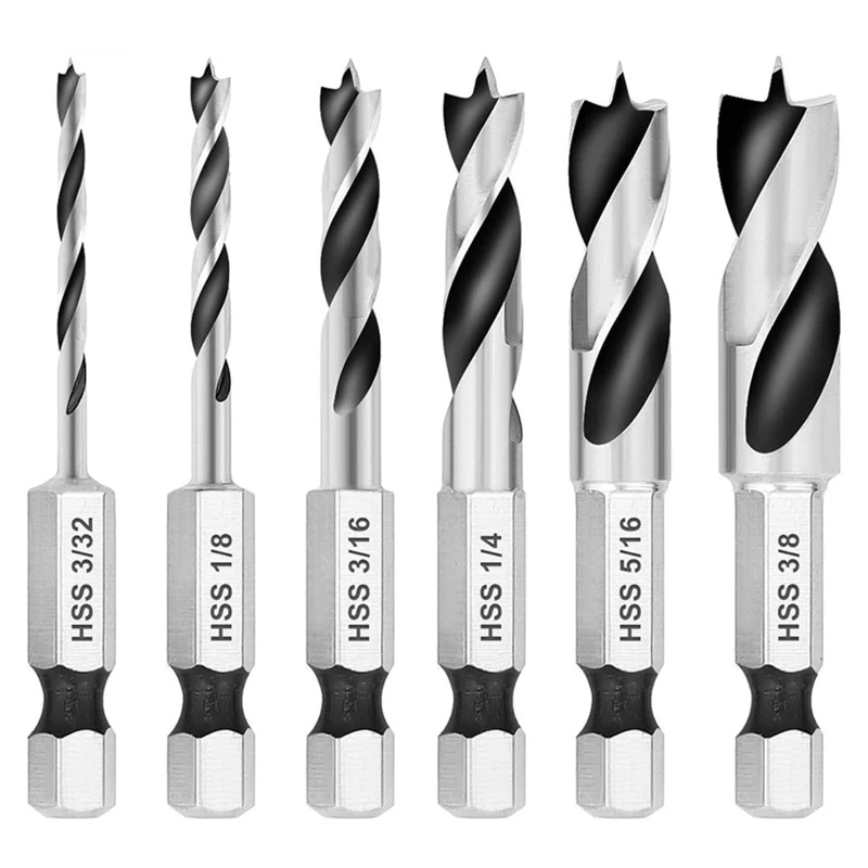 

X37E Stubby Twist Drill Bits Set with 1/4-inch Quick Change Hex Shank for Home Daily Decoration Maintenance High Hardness