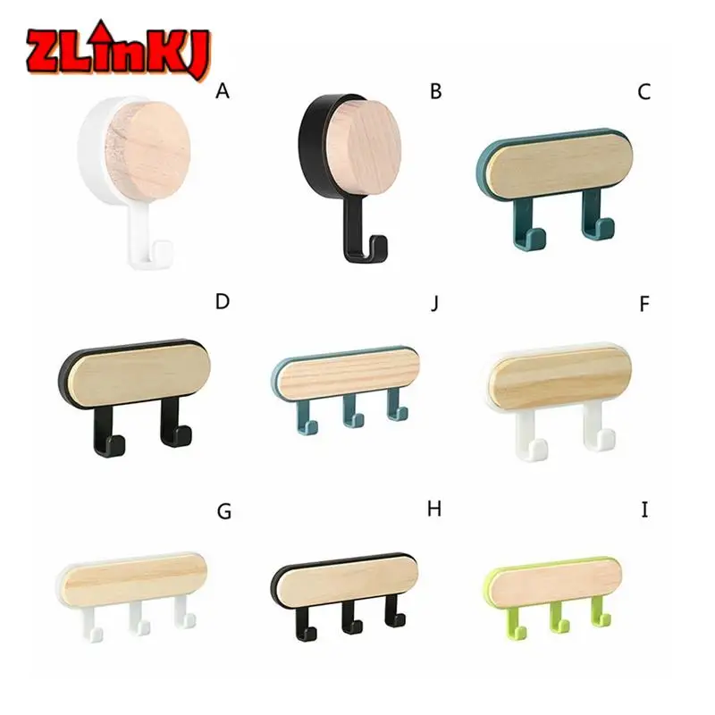 

1 шт., креативный крючок ZLinKJ из АБС-пластика, настенный крючок для спальни, крыльца, одежды, крючок из вискозы, Минималистичная вешалка для кл...