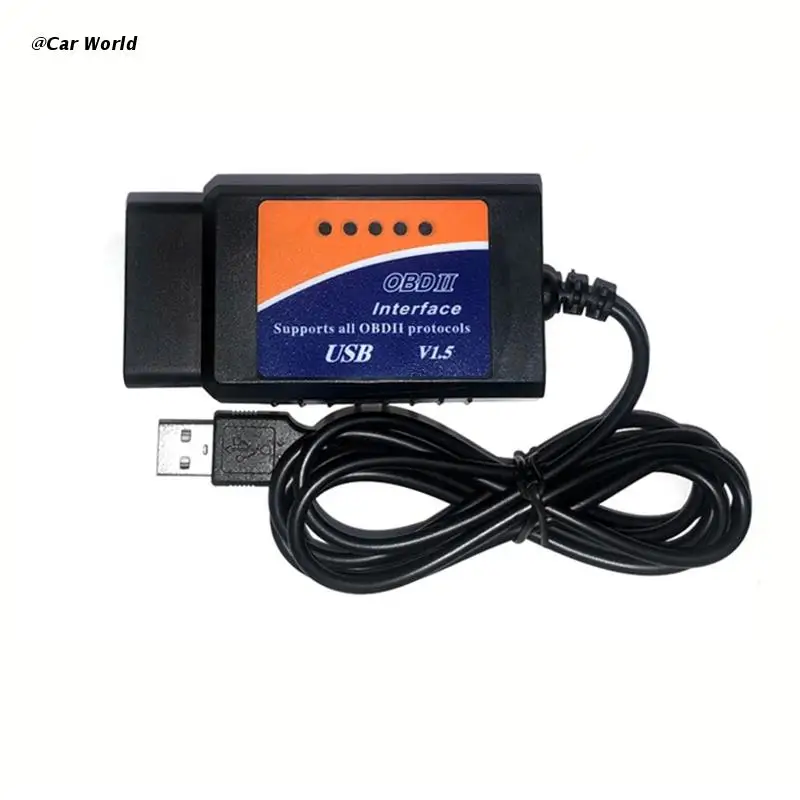

6XDB Bluetooth-compatible Wifi ELM 327 OBDII OBD2 USB Epistar V1.5 Enhanced Car SUV Diagnostic Scanner Tool Fault Code Reader