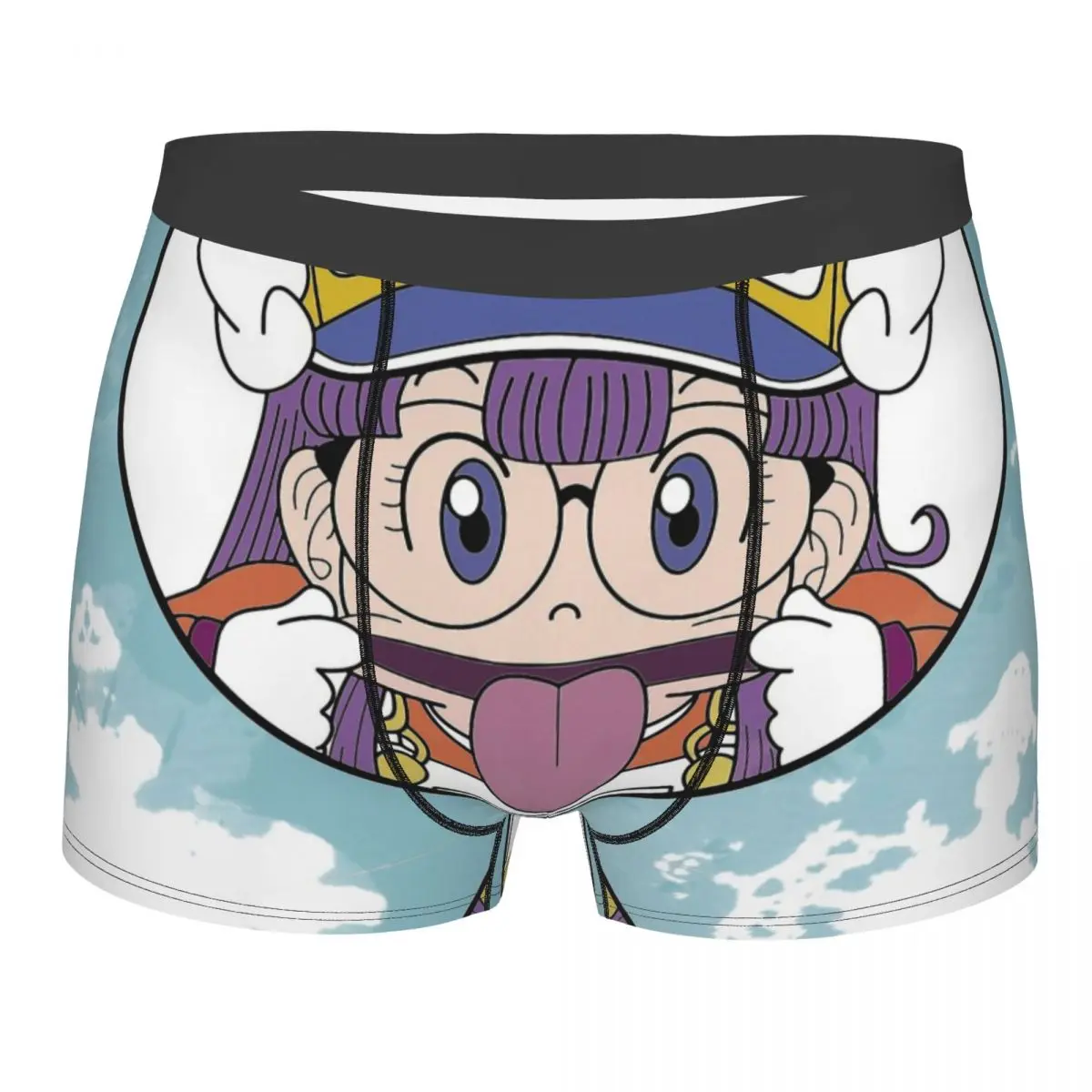 

Cute Dr. Slump Anime Underpants Homme Panties Men's Underwear Print Shorts Boxer Briefs