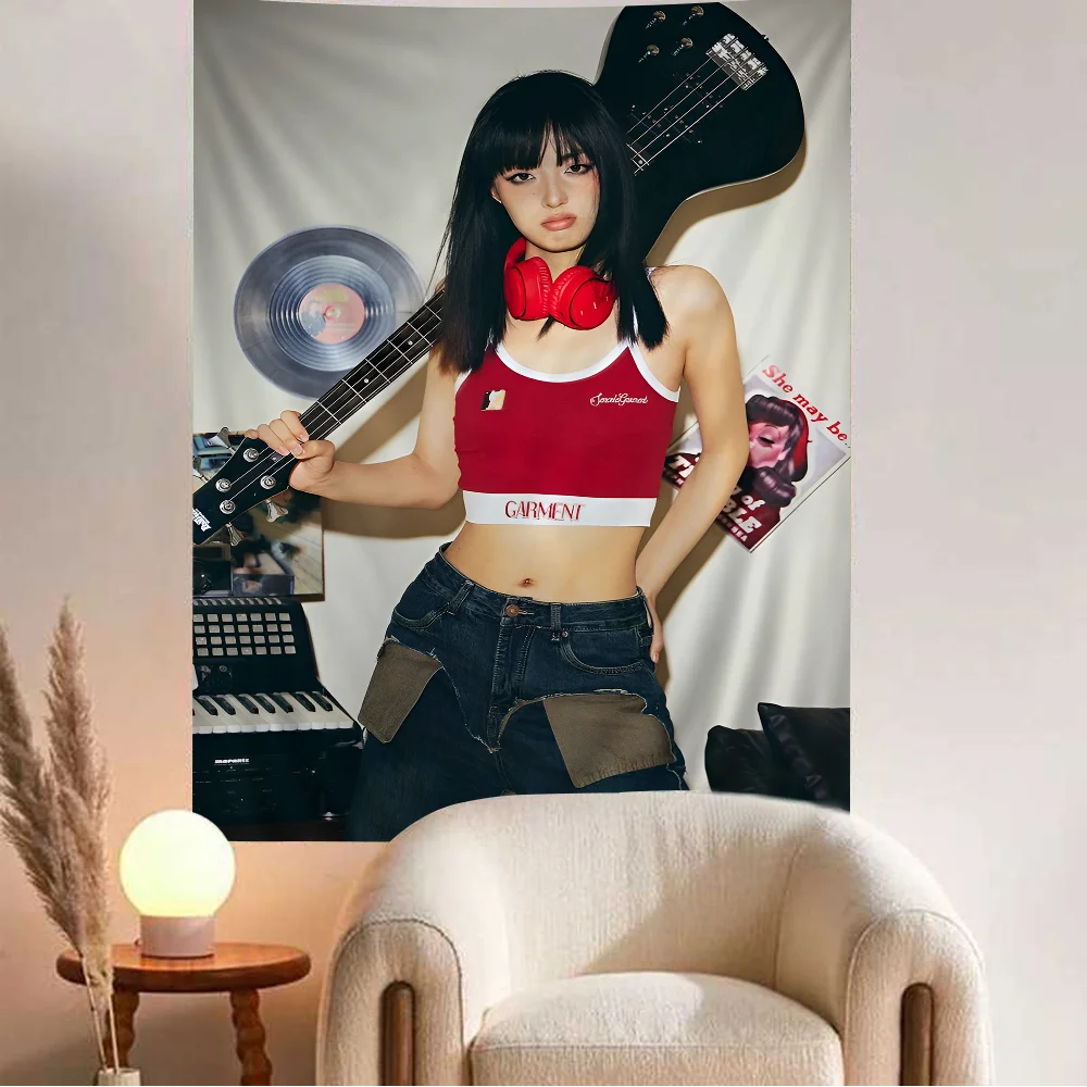 Kpop N-Newjeans Hippie Wall Hanging Tapestries Bohemian Mandala INS Home Decor