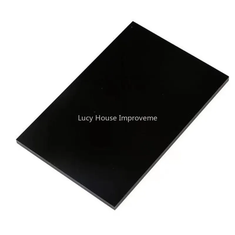 

Acrylic Board Glossy Pure Black Plexiglass Plastic Sheet Organic Glass Polymethyl Methacrylate 1mm 3mm 8mm Thickness 200*200mm