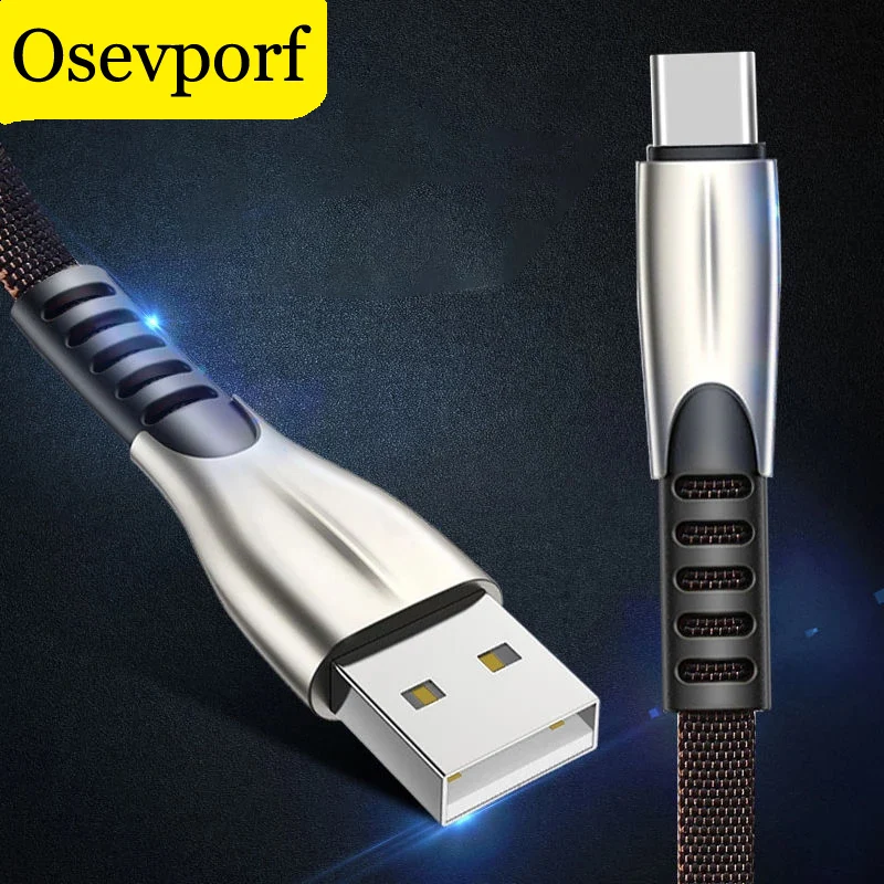 

3A Quick Charge 3.0 USB Type C Cable for Xiaom Redmi Note 7 Fast Charging 3m 2m 1m Type-C Cable for Samsung S9 S10 S8 Plus USBC