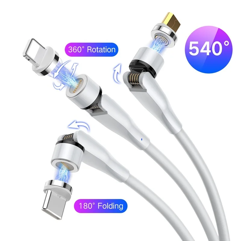 

2022 3 в 1 магнитное зарядное устройство для IPhone Магнитный USB-кабель для Samsung Huawei Xiaomi Type C кабель Магнитный кабель Micro USB кабель