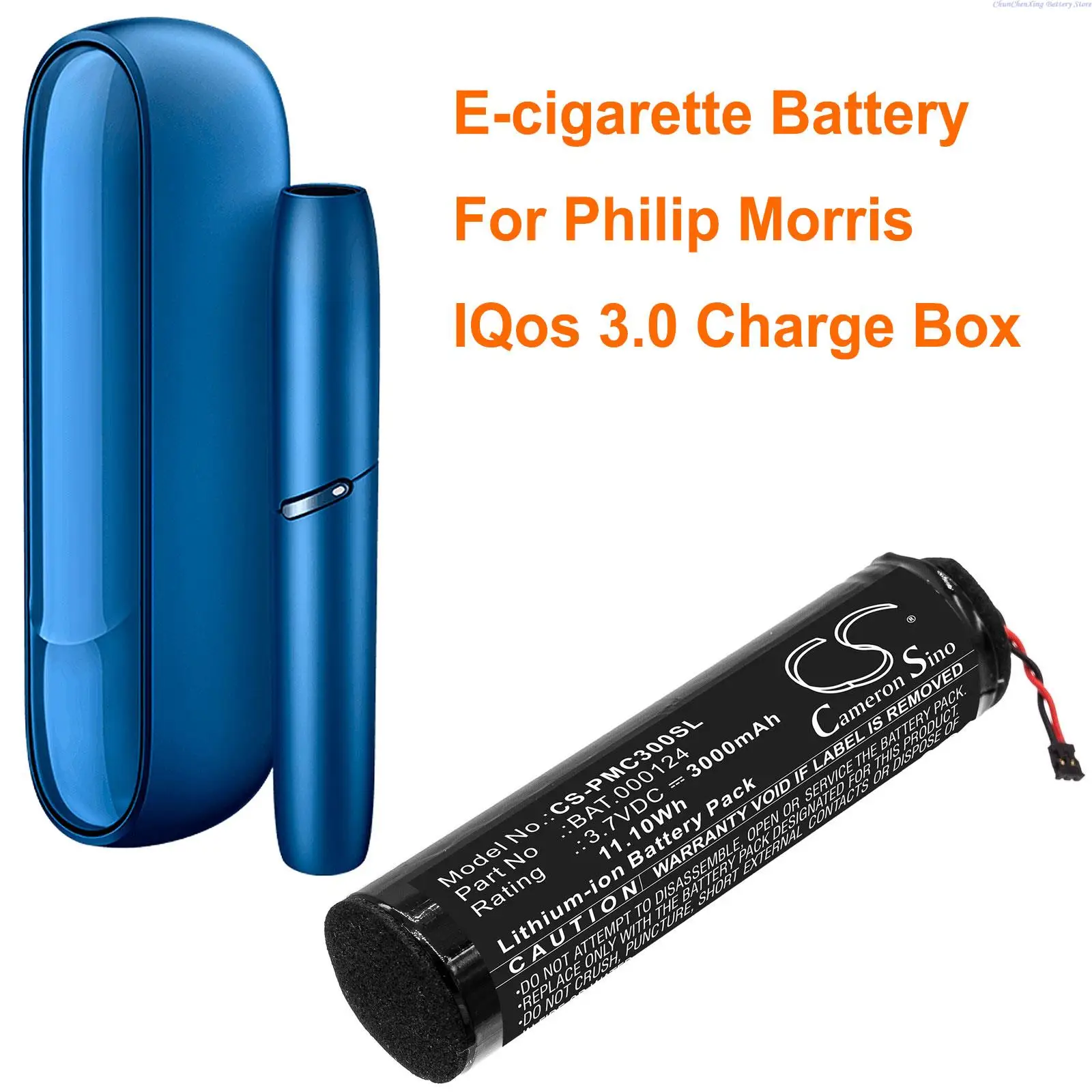 

Cameron Sino 3000mAh Battery BAT.000124 for Philip Morris IQos 3.0 Charge Box