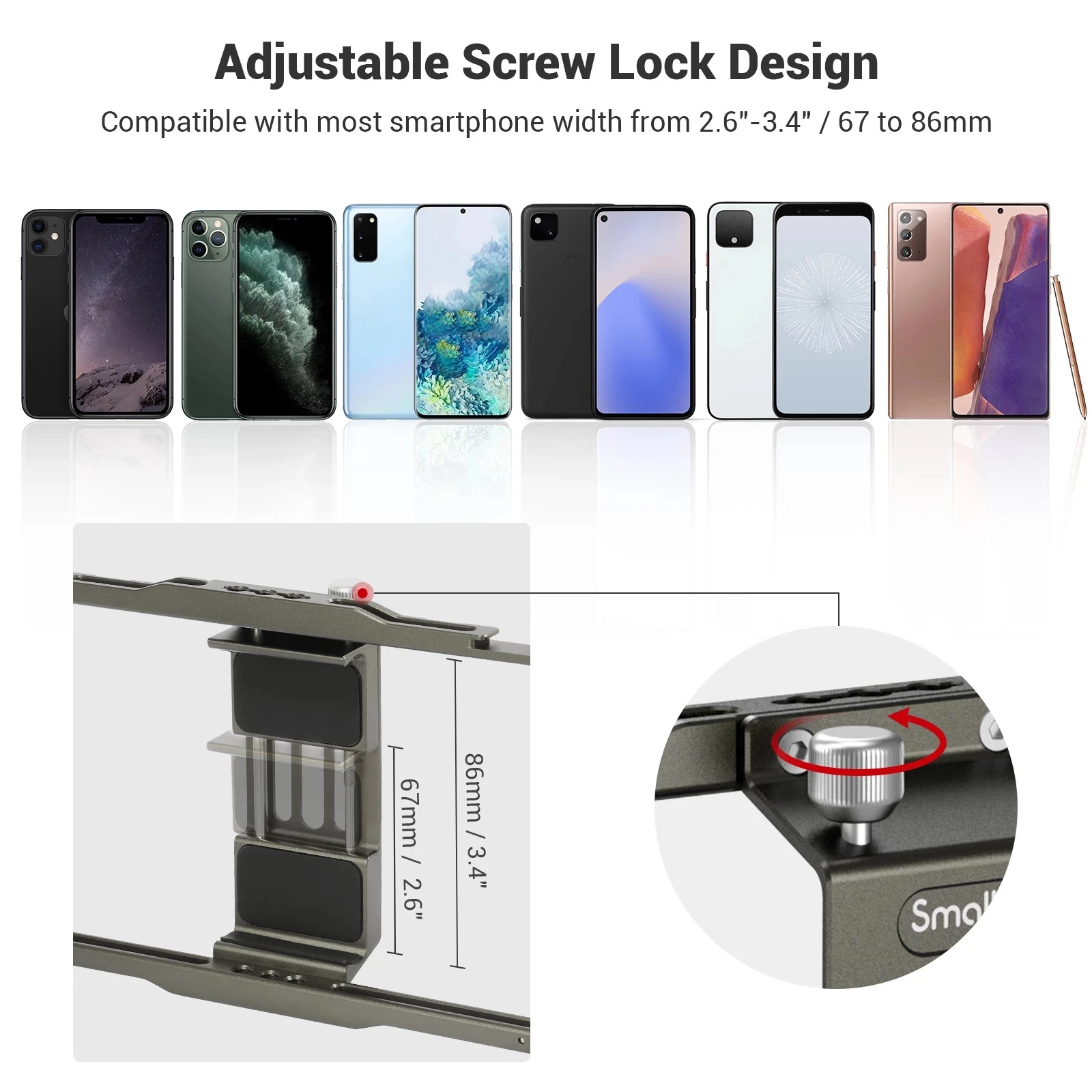 Клетка для смартфона SmallRig Iphone 13 крепление видеосъемки в прямом эфире Крепление