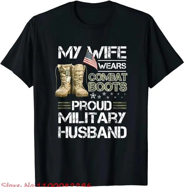 

My Wife Wears Combat Boots Proud Husband T-Shirt