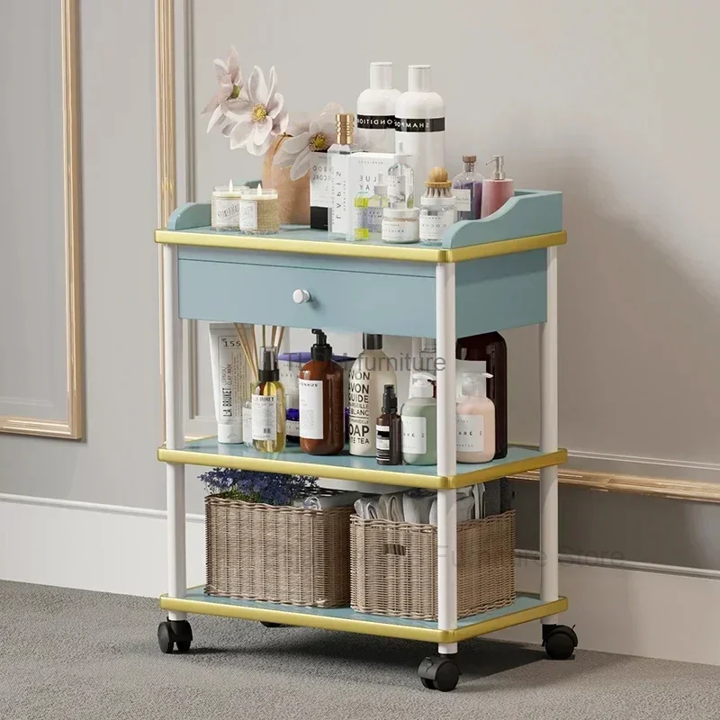 Скандинавские тележки для домашнего маникюрного магазина салонные легкая