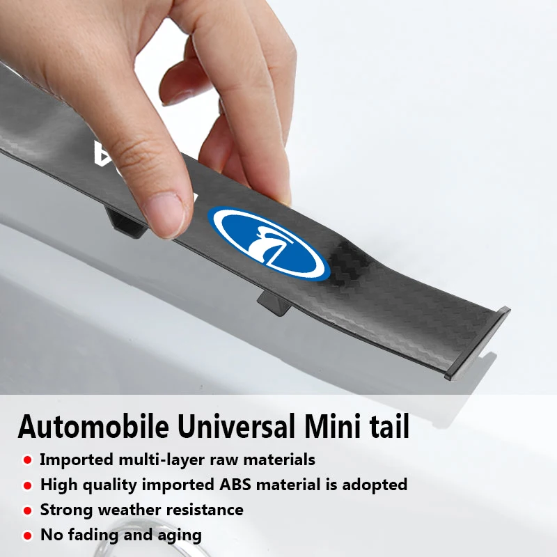 GT СТИЛЬ УГЛЕРОДНЫЙ вид Автомобильный задний спойлер мини крыло маленькая модель