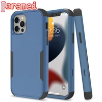 luxury shockproof phone case for iphone 13 12 11 pro max mini solid color tpu pc phone case for iphone xr xs max x 8 7 6 plus se