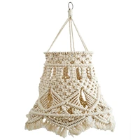 bell lamp shades hand woven chandelier lamp shade elegant tassel ceiling light shade with hook handmade chandelier lampshade for