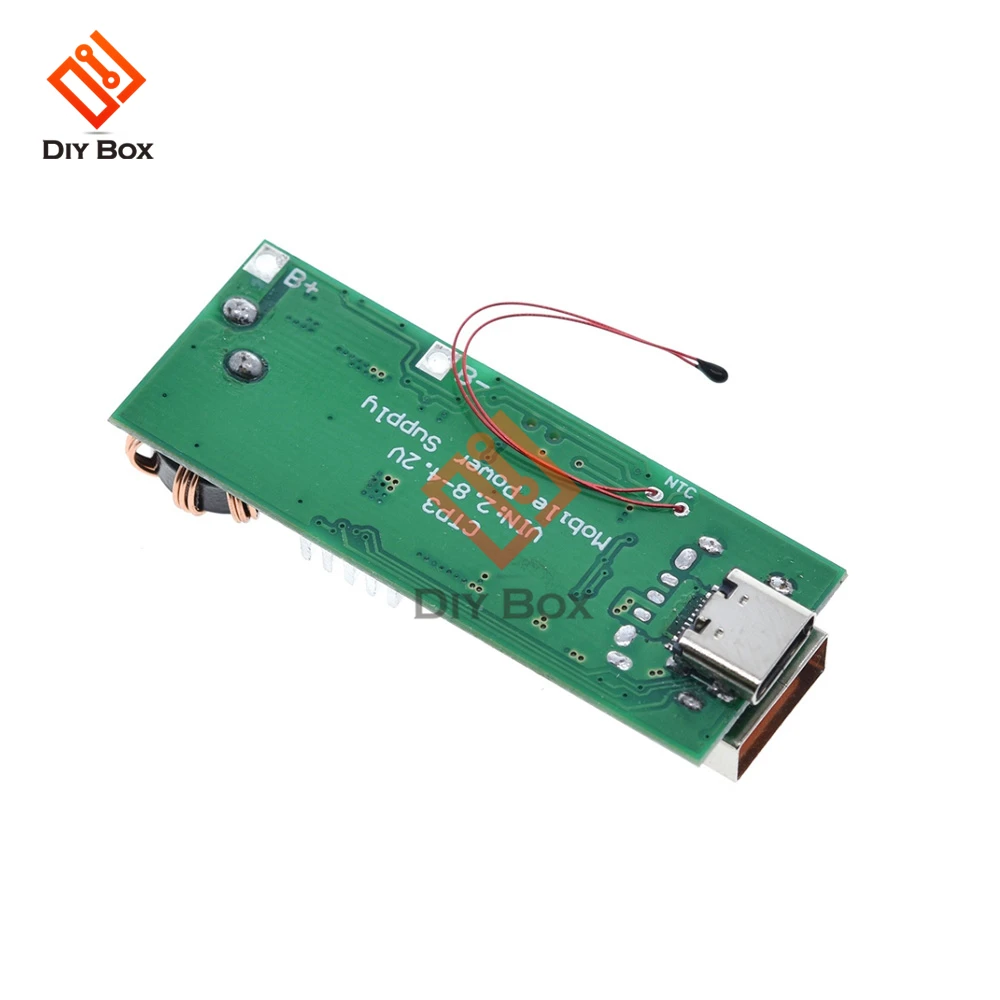 Плата быстрой зарядки QC4.0 QC3.0 PD USB от 3 7 в до 5 В 9 а 18 Вт внешний модуль зарядного