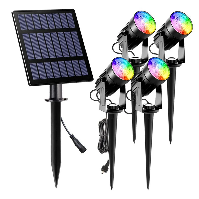 

Solar Lawn Light LED spotlight Landscape Lamp with Solar Panel Outdoor Garden Light Courtyard Decoration IP65 waterproof