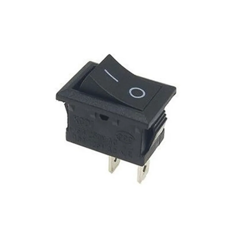Кнопочный переключатель 10 шт. 21*15 мм SPST 2Pin 6A 250V KCD11 кнопочный вкл/выкл * 15 черный