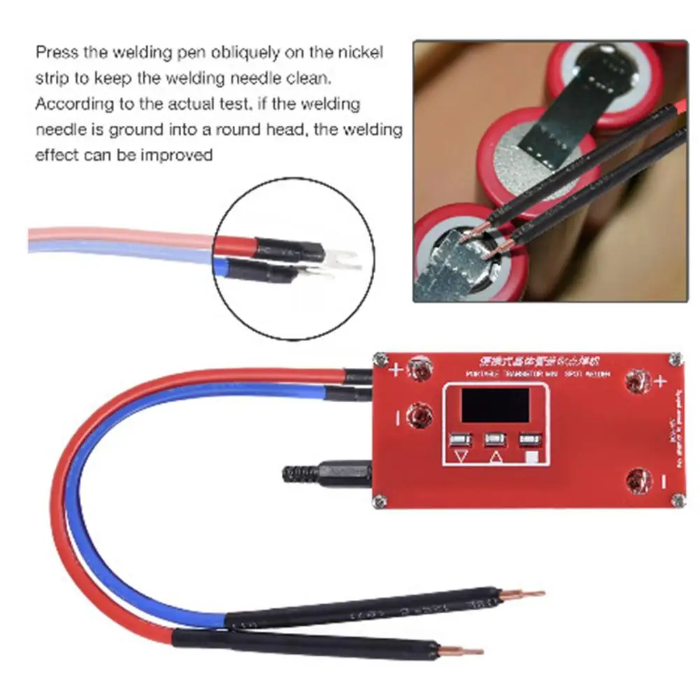 

Portable Transistor Mini Spot Welder Lcd Display Screen Various Welding Power-sources 18650 Lithium Battery Spot Welding Machine