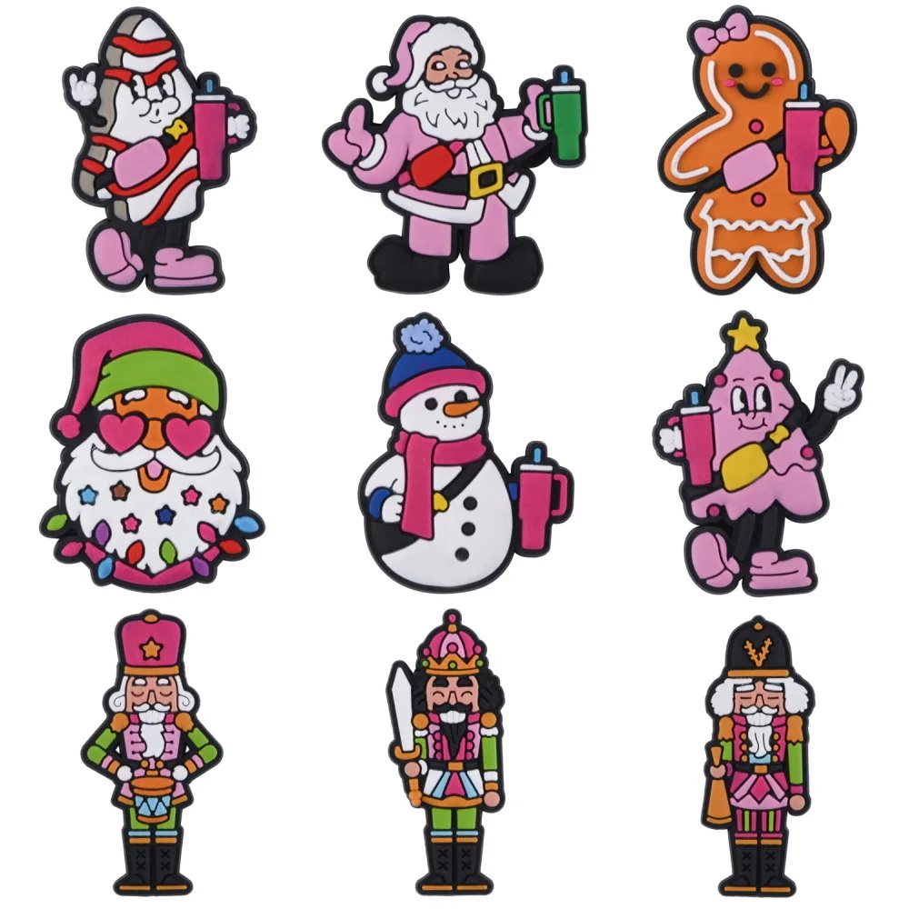 1 шт. подвеска для обуви в виде Санты печенья