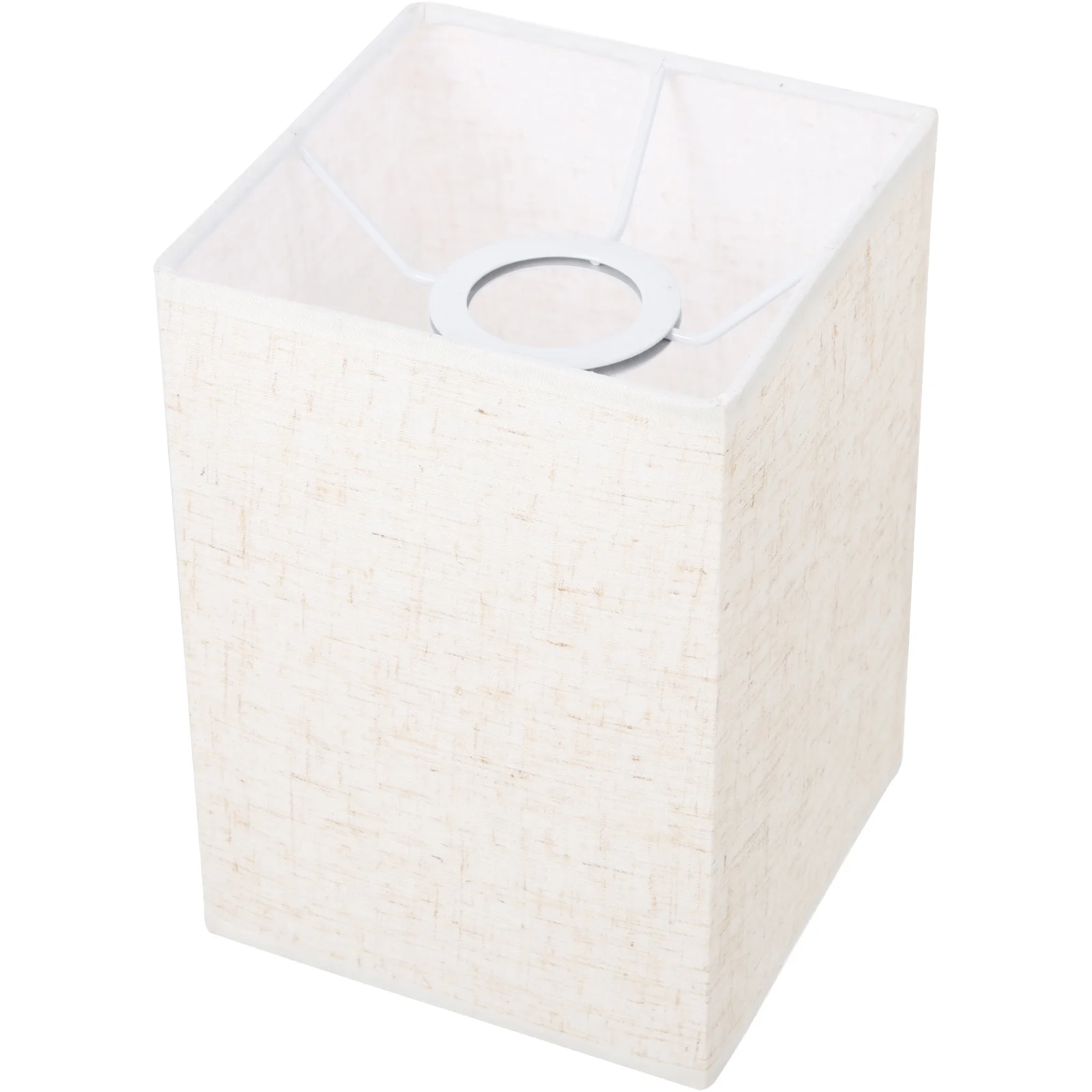 

Natural Linen Hand Crafted Lamp Shade Simple Style Lampshade Desktop Lamp Cover