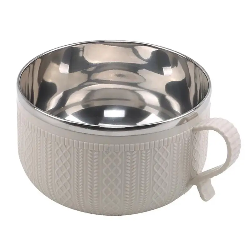 Контейнер для еды семейная миска лапши быстрого приготовления с крышкой и ручкой