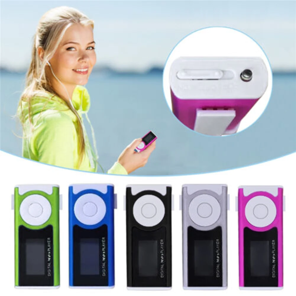 

MP3 Music Player With LCD Digital Screen Portable Media Player Support TF Card Sports Portable Players USB Disk Storage