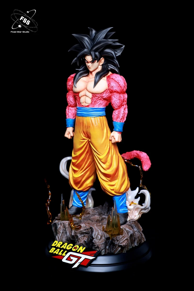 56 см смола фиксированная звезда Studio Gk Dragon Ball Gt Super Saiyan 4 5 Son Goku Kakarotto фигурка модель