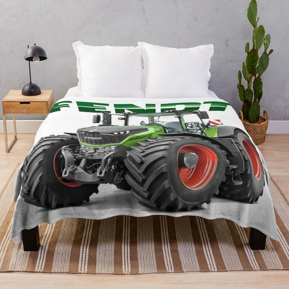 

Fendt German Tractors Throw Blanket furry blanket designer blanket
