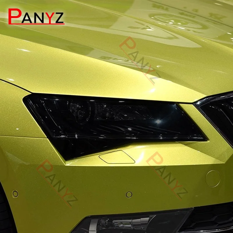 Прозрачная Черная защитная пленка для автомобильных фар Skoda Superb 3 в B8 2015 2016 2017-2020