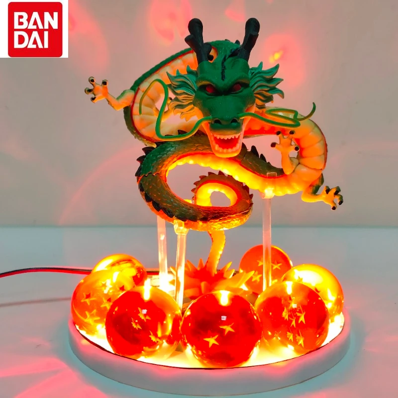 

Фигурка «Драконий жемчуг Z» из аниме Bandai, светодиодная фигурка дракона с ночным свесветильник, фигурка с дистанционным управлением, подарок...