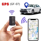 Устройство отслеживания gps GF07 GSM Mini Car LBS, GPS-локатор для автомобиля, антипотеря, записывающий трекер, магнитный Can, Голосовое управление