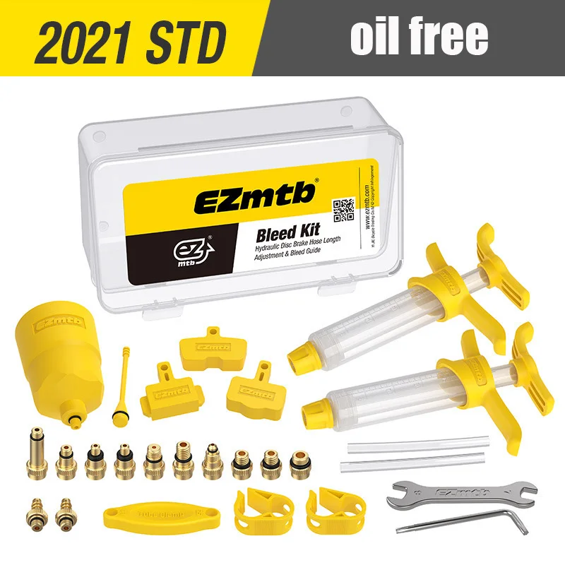 

Bicycle Hydraulic Disc Brake Oil Bleed Kit Tools For SHIMANO, SRAM, Avid, MAGURA Series MTB Road Bike Brake Repair Tool Ezmtb