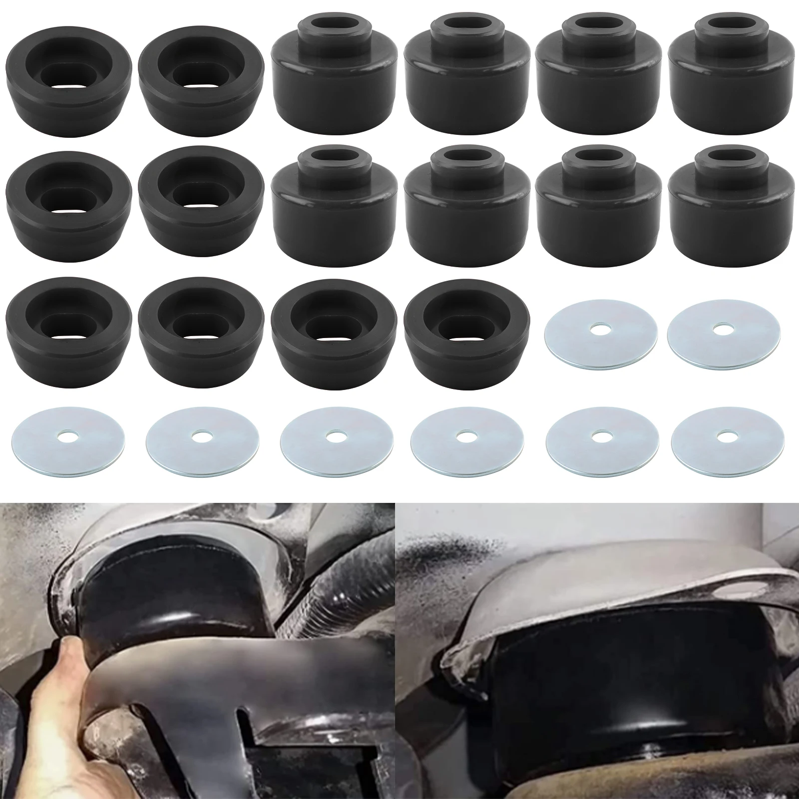 

Комплект втулок для гоночного кузова и кабины для Chevy GMC Sierra 1500 2500 1999-14 2WD 4WD 7-141