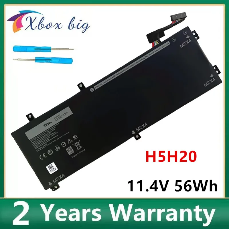 Аккумулятор для ноутбука DELL XPS 15 11 4 9560 159560D1845 Precision M5520 9570 62MJV M7R96 5530 в 56Wh H5H20 - купить