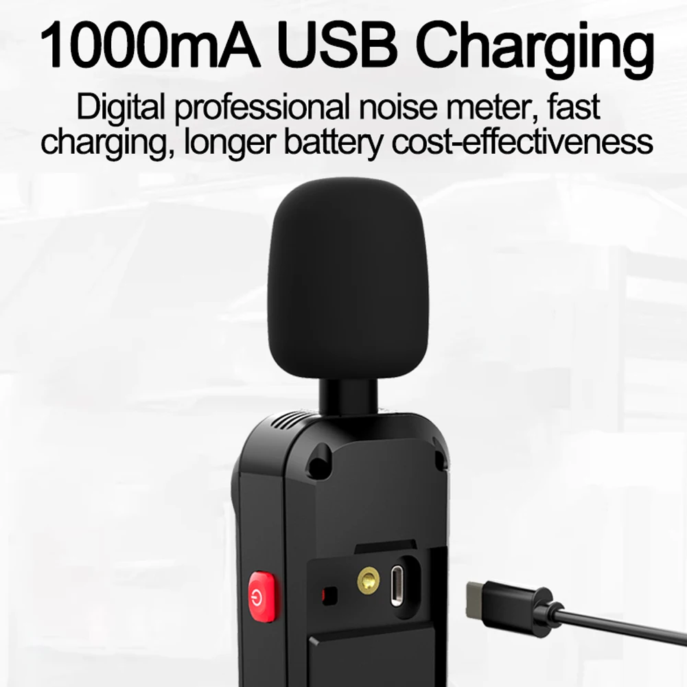 Измеритель уровня шума 30-130 дБ цифровой Ручной измеритель с ЖК-дисплеем и