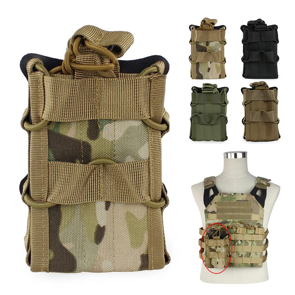

Тактическая Сумка для магазина Molle AK AR M4 AR15, чехлы для переноски винтовки, пистолета, 1000D, нейлоновые двухслойные сумки для хранения страйкбола