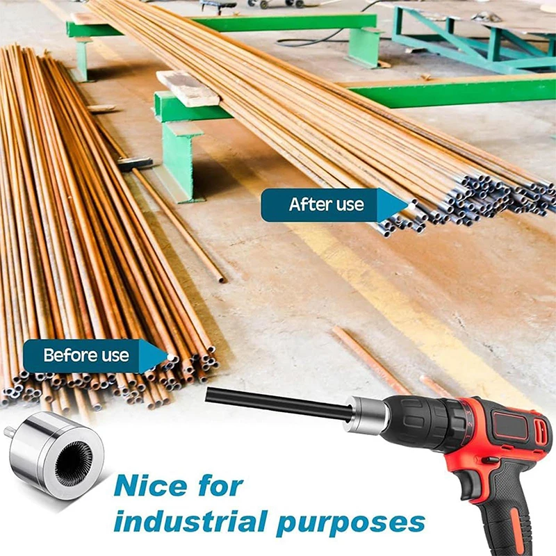 Щетка для чистки металлических труб сверл Инструмент трубок с продуманным