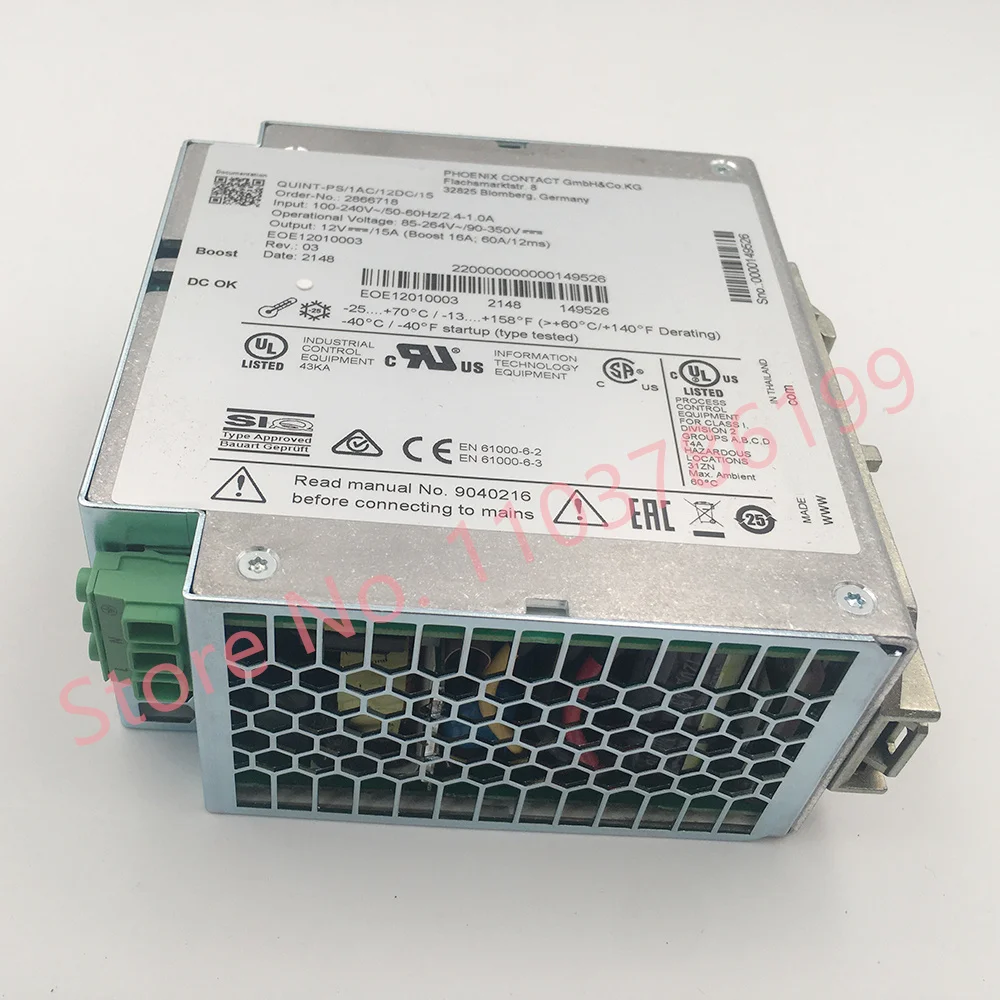 Для блока питания Phoenix-QUINT-PS/1AC/12DC/15 2866718