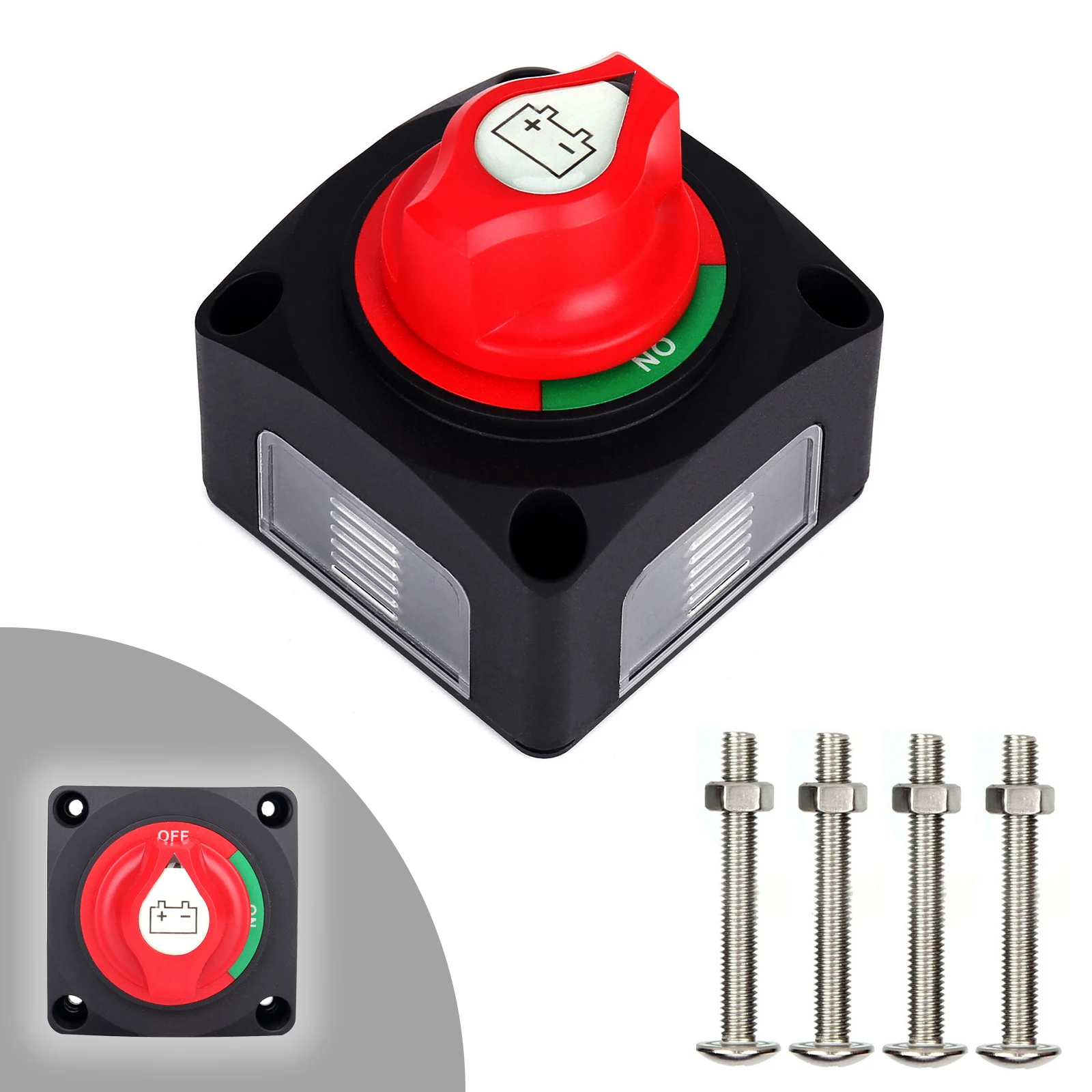 

50A 100A 200A 300A аккумуляторный выключатель 12-48V водонепроницаемый главный выключатель отключения питания для автомобиля RV Marine Boat