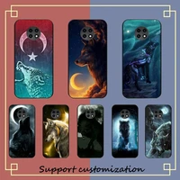 animal wolf phone case for xiaomi redmi note 8a 7 5 note 8pro 8t 9pro tpu coque for note 6pro