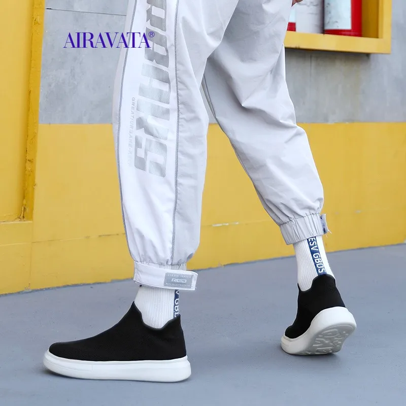Original Men Shoes Breathable Black Unisex Casual Shoes Light Tennis Socks Shoe High Quality Men's Sneakers Summer