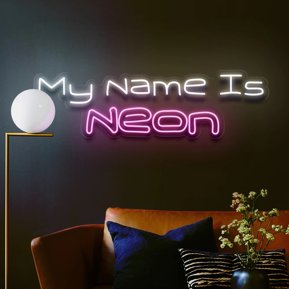 Néon do Nome do Casamento para a Decoração do Quarto Decoração da Parede com Tomada Posta de Dimminng o Costume Conduziu o Sinal das Luzes da Noite de Néon Nome Casamento para Decoração Quarto do a