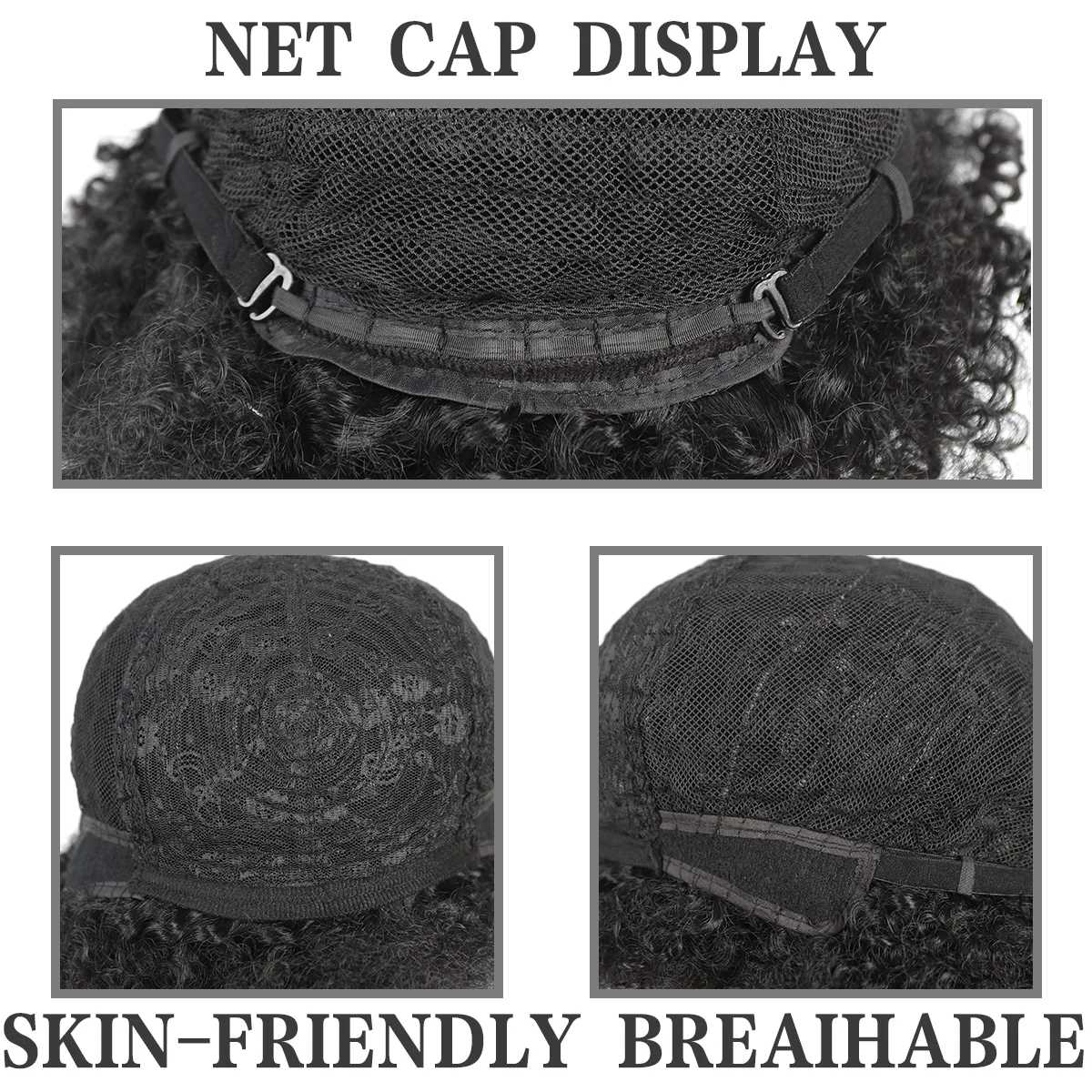 Африканские вьющиеся взрывобезопасные афро волосы пушистая гусеница парик