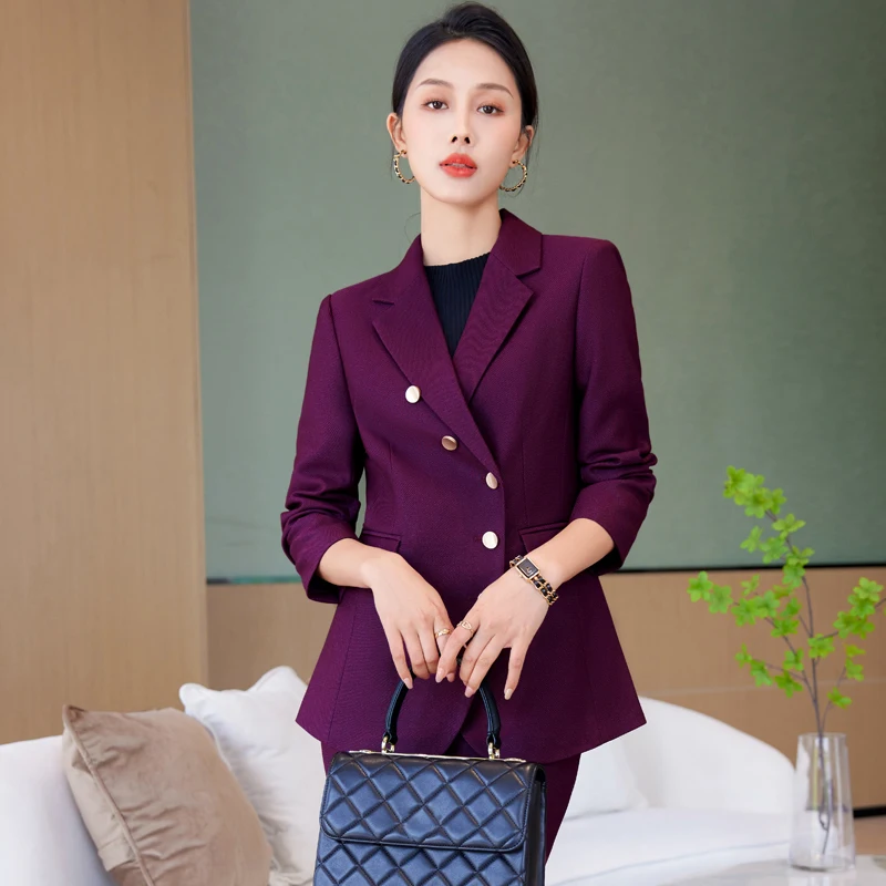 Весна 2023 новинка корейский однобортный женский жакет повседневные брюки